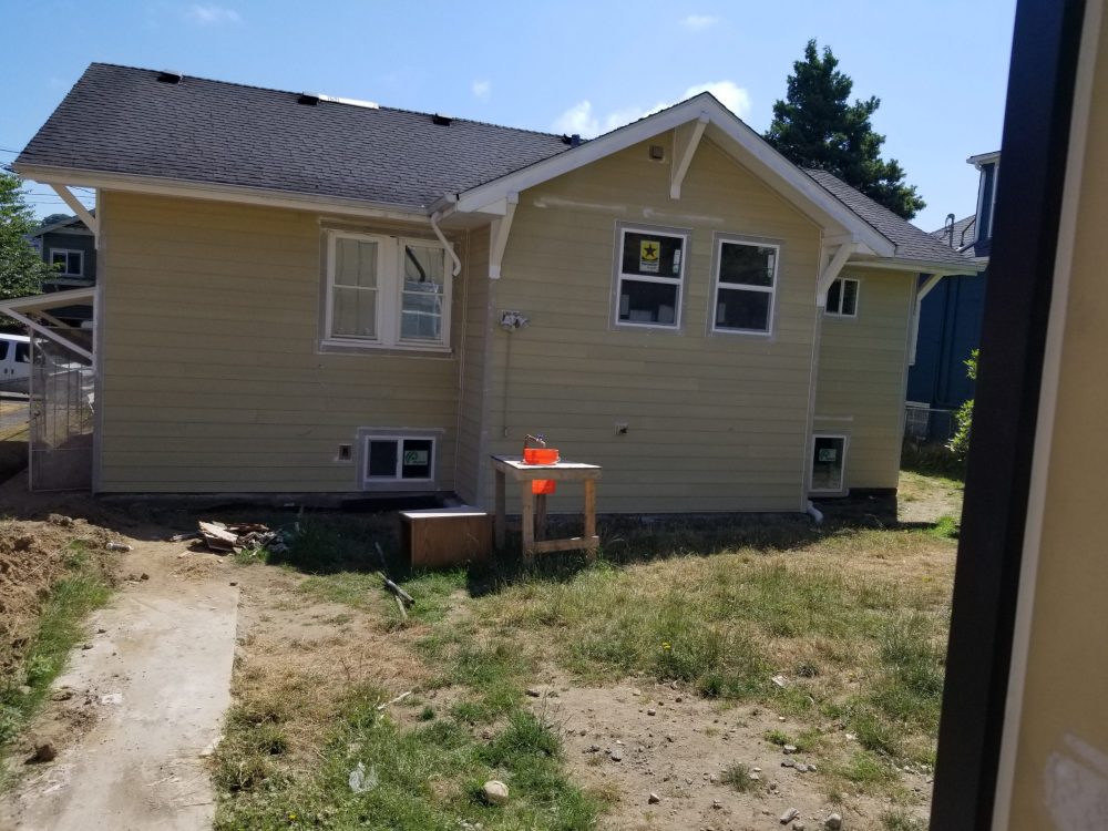 siding painting project