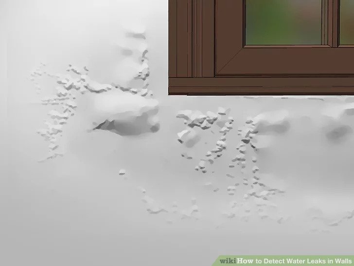 interior wall water damage