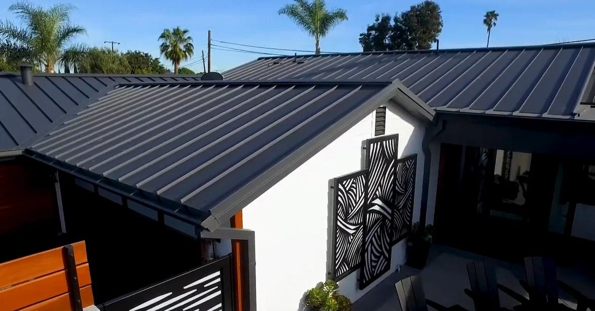 Black Metal Roofing